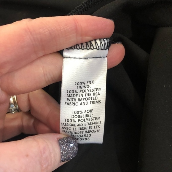 NANETTE Lapore 100% Silk Purple Splash Tunic Sustainable Size 2 - Picture 8 of 8